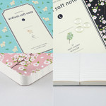 Detail of Soft pattern lined notebook large