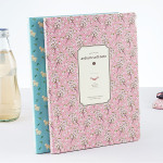 Soft pattern lined notebook large