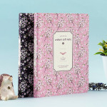 Soft pattern lined notebook small