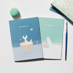 Animal friends memory lined and plain notebook