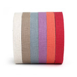 bio washing linen cotton fabric tape 