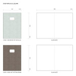 Size of Natural and Pure pattern A5 plain notebook