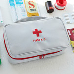 Gray - Le around first aid zip around large pouch