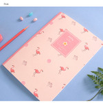 Pink - Make today better aloha lined notebook