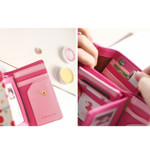 Detail of Rim pattern trifold wallet