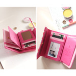 Detail of Rim pattern trifold wallet