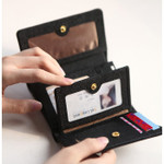 Rim pattern trifold wallet