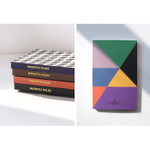 Detail of Geometric pattern pocket plain notebook 