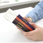 Geometric pattern pocket plain notebook 