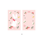 09 - Cute illustration message card set