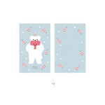 12 - Cute illustration message card set