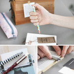 Unique pattern knock retractable pen
