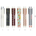 Unique pattern knock retractable pen