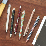 Unique pattern knock retractable pen