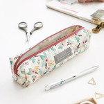 Comely pattern zipper pencil case