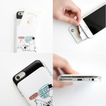 Detail of Moomin polycarbonate i-slide iPhone 6 6S case