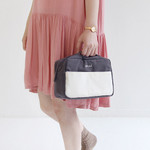 Charcoal - Around'D handle bag in bag