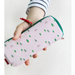 Pink tree - Rim pattern cotton pen pencil case Pink tree - Rim pattern cotton pen pencil case