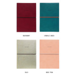 Colors of Agenda large plain and lined notebook 