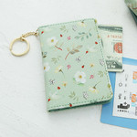 Mint 2 - Willow story pattern snap button card case 