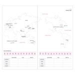 World map - Achievement handy travel planner