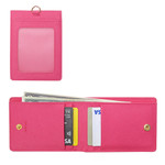 The Prism slim card wallet with neck strap