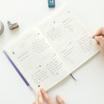 Weekly plan - 2017 Dash and Dot Wish dated weekly diary