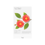 Red - Camellia leaves magnet set