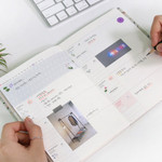 Weekly plan - Mellow pattern undated diary 