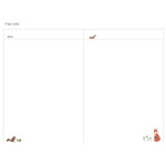 Free note - Mellow pattern undated diary 