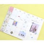 Monthly plan - Mellow pattern undated diary 