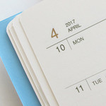 Detail of Record medium weekly dated planner