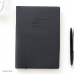 Modern black - Record large weekly dated planner Modern black - Record large weekly dated planner