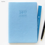 Sky blue - Record large weekly dated planner Sky blue - Record large weekly dated planner