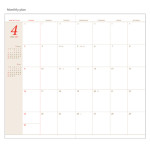 Monthly plan - Edit small dated diary planner