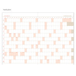 Yearly plan - Edit large dated diary planner