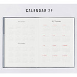 Calendar - 2017 Antenna shop Table talk B6 dated weekly planner scheduler