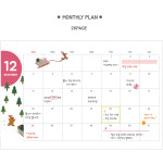 Monthly plan - 2017 Toffeenut cute dated diary
