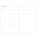 Monthly - Livework The project undated planner ver.2
