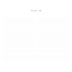 Line note - 2017 Livework Object weekly dated diary