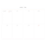 Weekly plan - 2017 Livework Object weekly dated diary