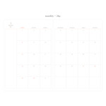 Monthly plan - 2017 Livework Object weekly dated diary