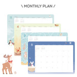 Monthly plan - ChouChou cute illustrations dated diary 