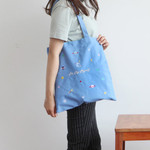 Unicorn - In space cotton shoulder tote bag 