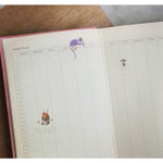 Yearly plan - Alice's adventures in wonderland undated diary