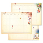 Monthly plan - Alice's adventures in wonderland undated diary