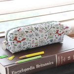 White - Willow pattern cube pencil case