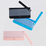 Rihoon Translucent large zip lock flat pouch