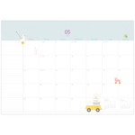 Monthly plan - 2017 Livework Piyo dated monthly desk scheduler 