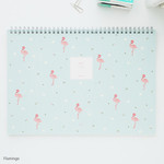 Flamingo - 2017 Livework Piyo dated monthly desk scheduler 